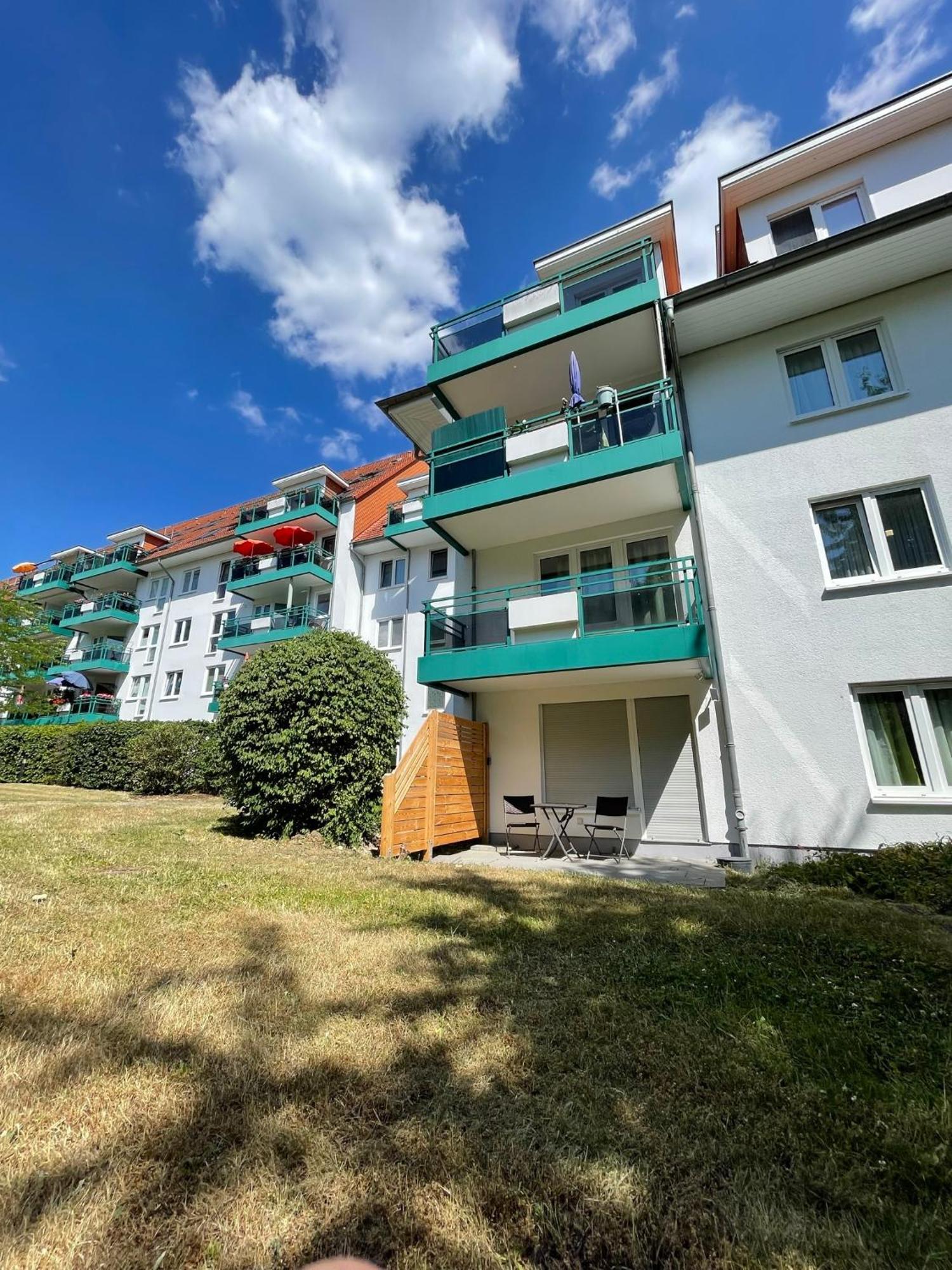 Traber Apartments Studio Kaffee Terrasse & Parken Lipsia Esterno foto