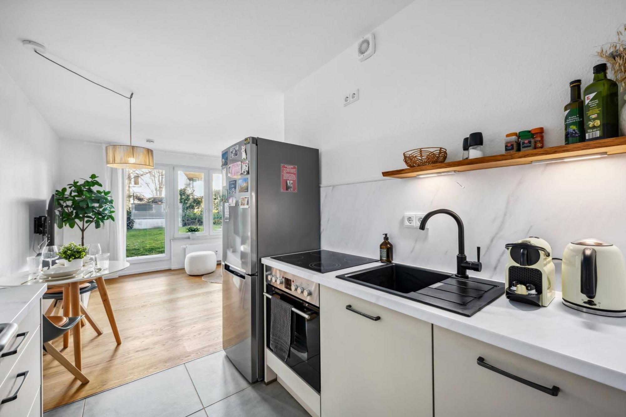 Traber Apartments Studio Kaffee Terrasse & Parken Lipsia Esterno foto
